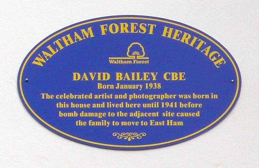 David Bailey blue plaque