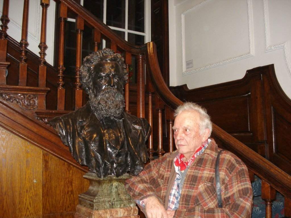 David Bailey by William Morris bust