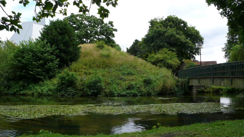 Hertford Castle mound